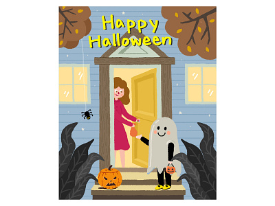 Happy Halloween illustration