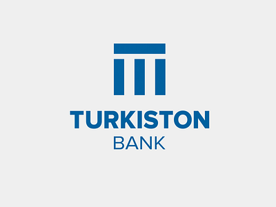 Turkiston Bank branding design logo minimal