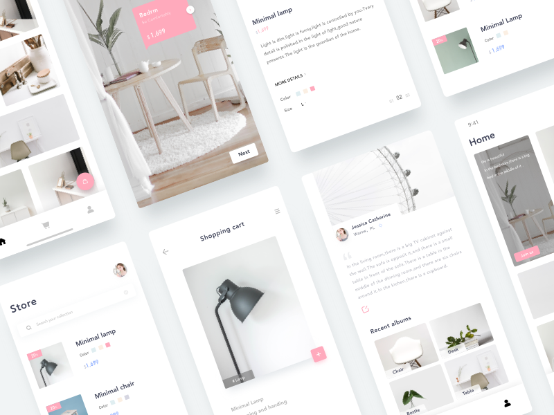 An App of e-commerce by abbily_yang for DCU on Dribbble