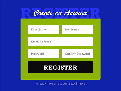 Register Form