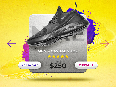 Casual Shoes banner casual shoes nike slider ui website
