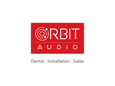 Orbit Audio Logo logo typography