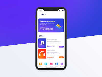 Offer detail app ui