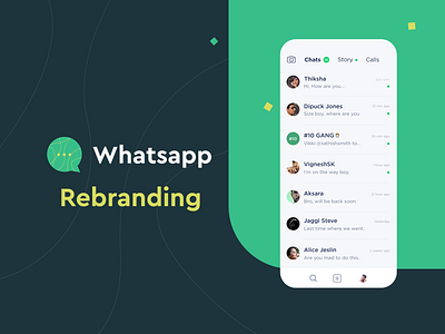 Whatsapp rebranding branding chat interface chat ui creative mobile app design mobile apps mobile ui ui ui ux ui design uidesign uiux ux design whatsapp
