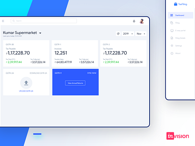 Dashboard UI design