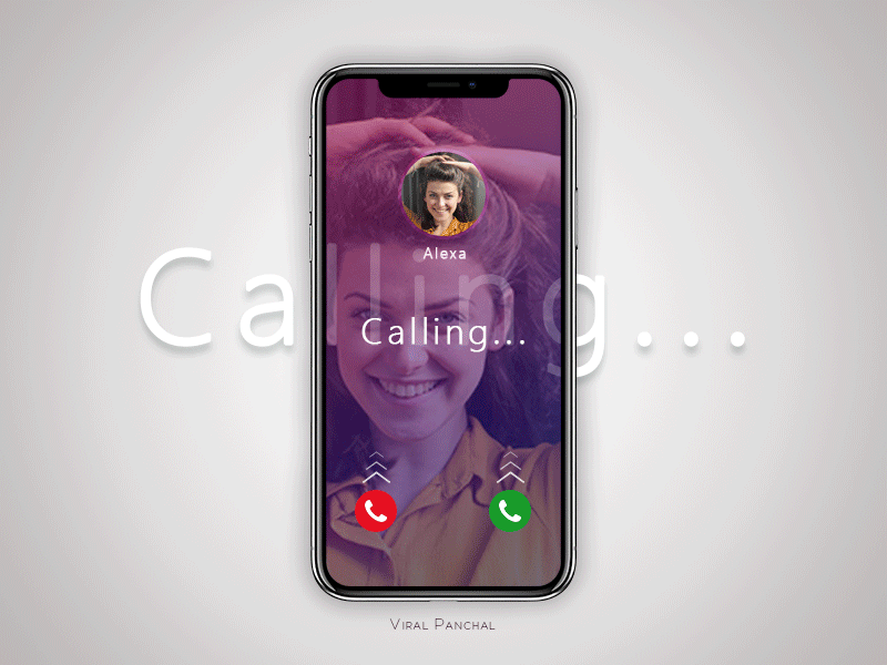calling... version 1.0 background call dribbble gif new newlook ui vector