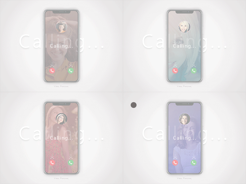 calling... version 2.0 background call dribbble gif new newlook ui vector version2