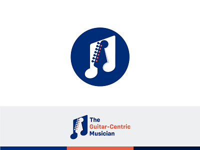 The Guitar Centric Musician guitar guitar icon guitar logo logo music logo musician logo personal logo song logo tone logo