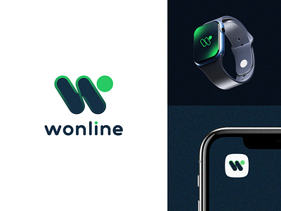 wonline logo apps apps logo branding branding concept clean logo design dribbble illustration logo logo design modern modern logo online tech logo ui vector w logo w mark