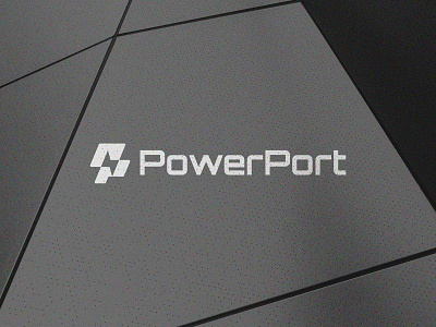 PowerPort Logo design lightning lightning bolt logo logo design