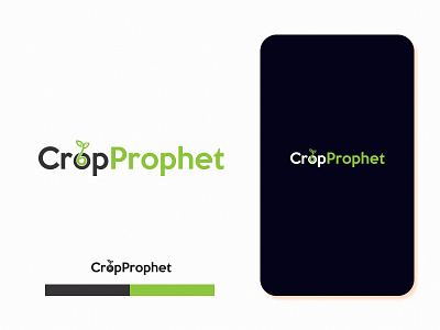 CropProphet agricultural branding concept crop crops logo logo deisgn