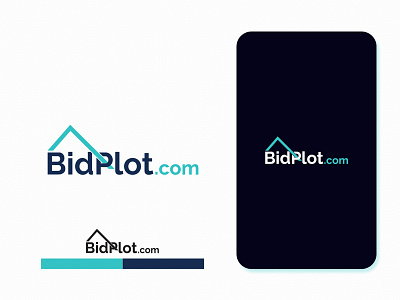 BidPlot bid branding branding concept dribbble logo plot real real estate website logo