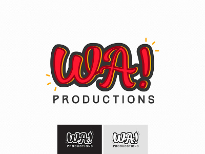 WA Production branding handmade logo logo production logo typography