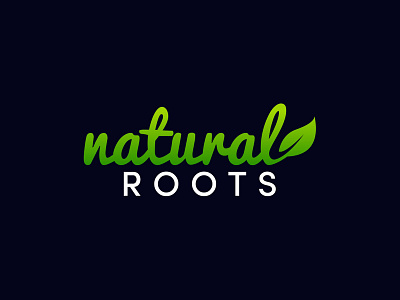Natural Roots branding branding concept dribbble green logo natural natural logo roots