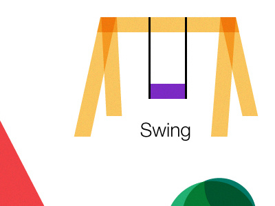 Swing icon logo swing