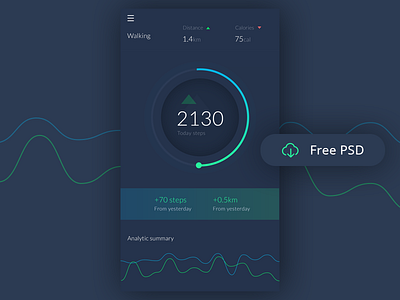 Training app app clean design free freebie mobile modern training ui ux