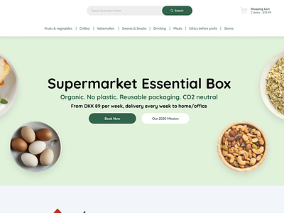 Organic Online Store for Denmark Company oko organic webdesign webdesigns