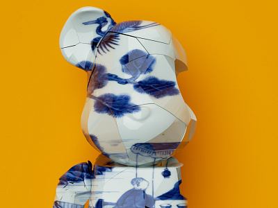 Originalplan Chinese Transitional Period Ceramic Be@rbrick 2