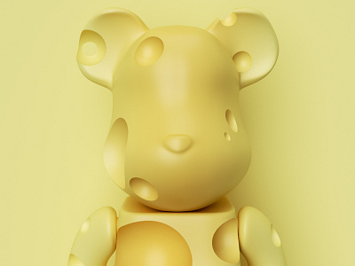 Originalplan Le Fromage Bearbrick