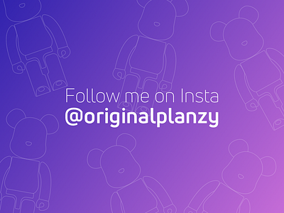 Dribbble Shot Follow graphic insta originalplan updates