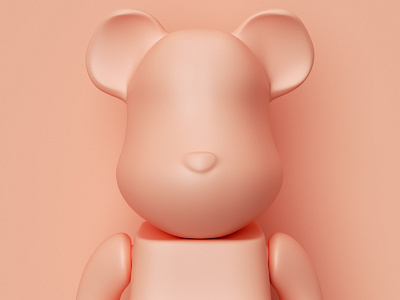 Originalplan Pantone 2026U Bearbrick 3d cinema4d colors dailies pantone toy design