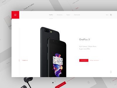 OnePlus - Redesign website clean design graphic graphic design interface minimal modern oneplus ui web web design website