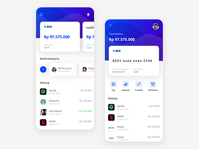 Banking & Finance App V01 app finance fintech ui ux