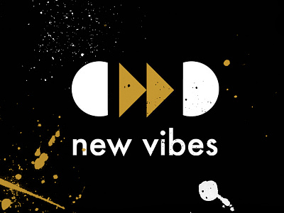 New Vibes brand branding design futura graphic identity inspire logo music