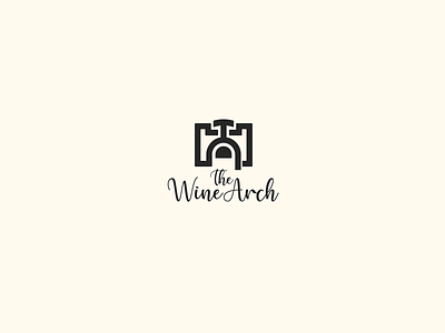 TheWineArch arch brand chalice geometric glass illustrator logo logodesign logotype logowork upsidedown vector winery