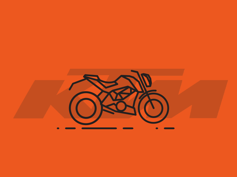 Illustration Ktm Bike designs, themes, templates and downloadable graphic  elements on Dribbble