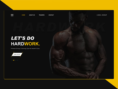 Fitness and Gym Landing Page