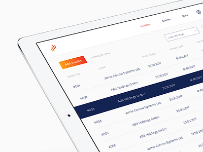 Profits App app finance interface ui