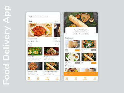 Food Delivery App delivery app food food app karthi mobile mobile app mobile app design uidesign