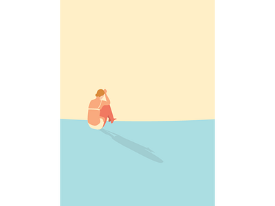 Pool Of Despair calm complementary design illustration illustrator minimal natural shapes soothing vector