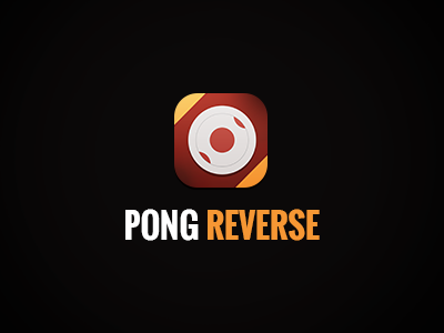 Pong Reverse game icon design app design game icon ios mobile