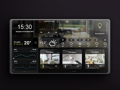 Smart house Ui concept concept design house smart stats switch ui ux