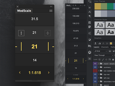 Scale 1.0 golden ratio typography helper