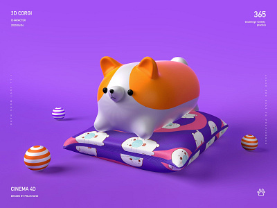 Corgi min branding design illustration ui web 设计