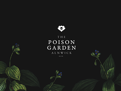 Logo / Identity Design - The Poison Garden - Alnwick