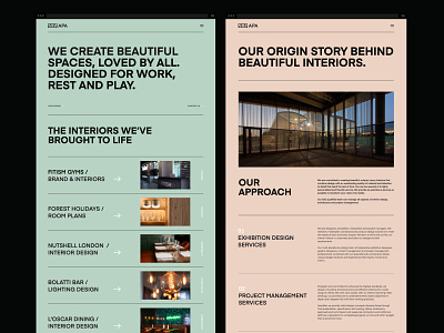 APA Interiors - Interior Design Agency Portfolio Website
