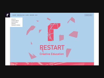 restart webdesign design homepage ui web webdesign