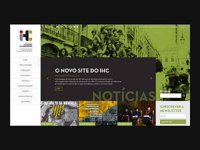 ihc webdesign design homepage ui web webdesign