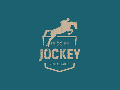 jockey restaurant branding logo vector