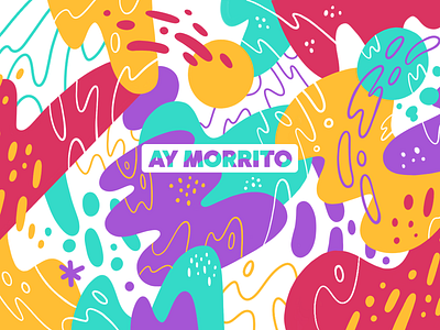 Ay Morrito Header Image abstract branding colorful design illustration pattern