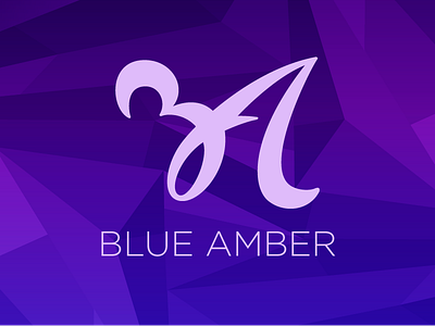 Blueamber branding workmark