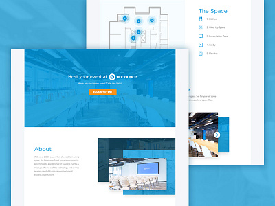 Unbounce Events Landing Page