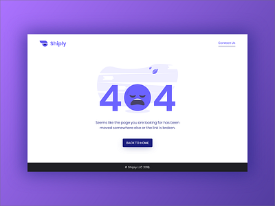 404 Page Concept 404 page design illustration ui user inteface