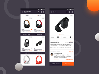 Ecommerce App UI