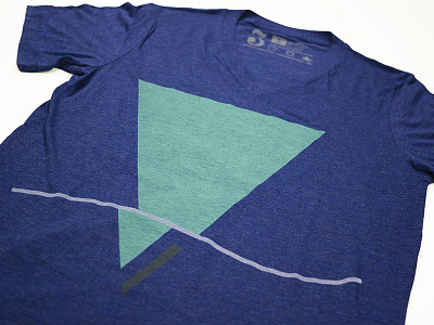 Live Transparent (Design View) apparel brand custom discharge minimal shirt t shirt three tri blend