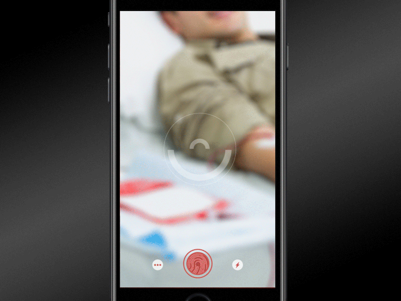 Camera Shutter 2d animation app camera filter iphone mobile motion photo shutter ui ux